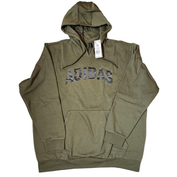 Adidas multi sport hoodie mens 2XL Camouflage Graphic Olive Strata - Picture 1 of 9